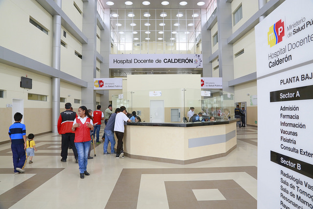 Instalaciones del Hospital Calderon